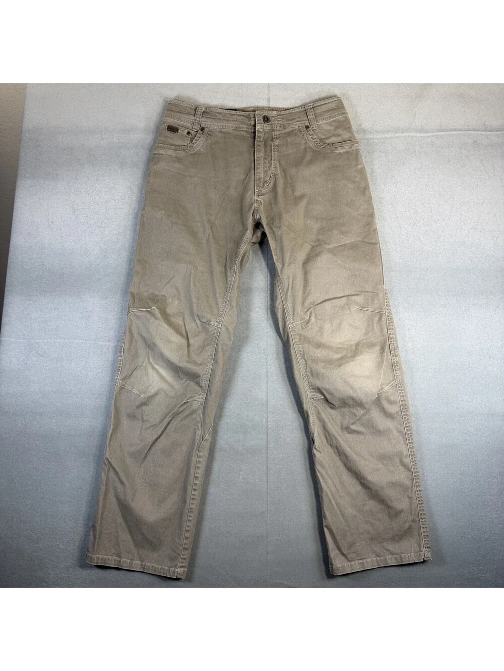 Kuhl Desperado Pants Men’s 34x34 Khaki Patina Dye Hiking Outdoor Mountain Work